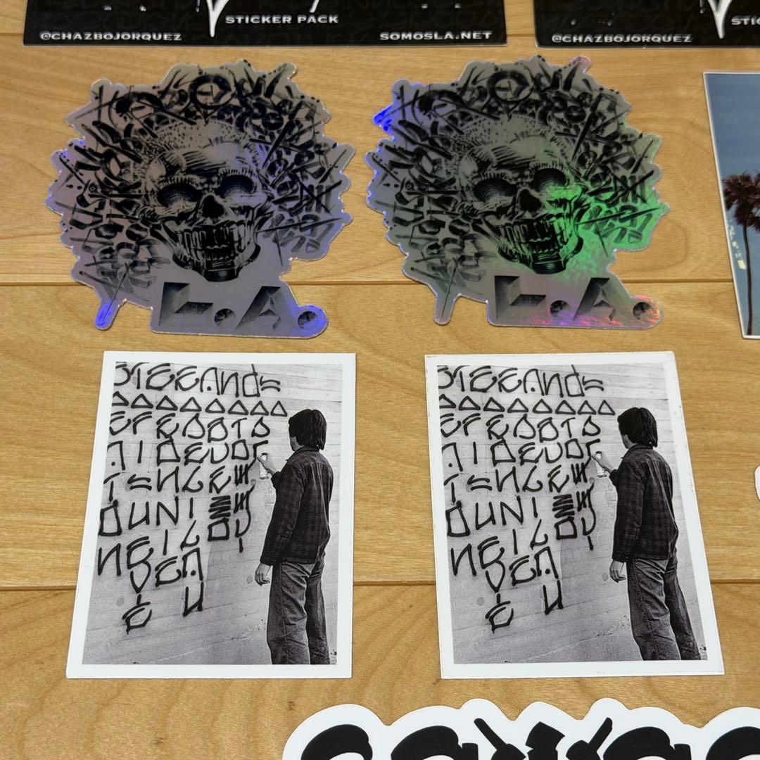 chaz bojorquez ステッカーパック sticker チャズ 7枚