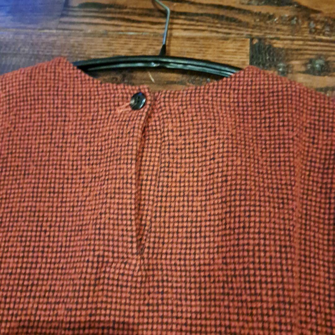 susuriススリ　フリッパーワンピース　ウール100％　赤