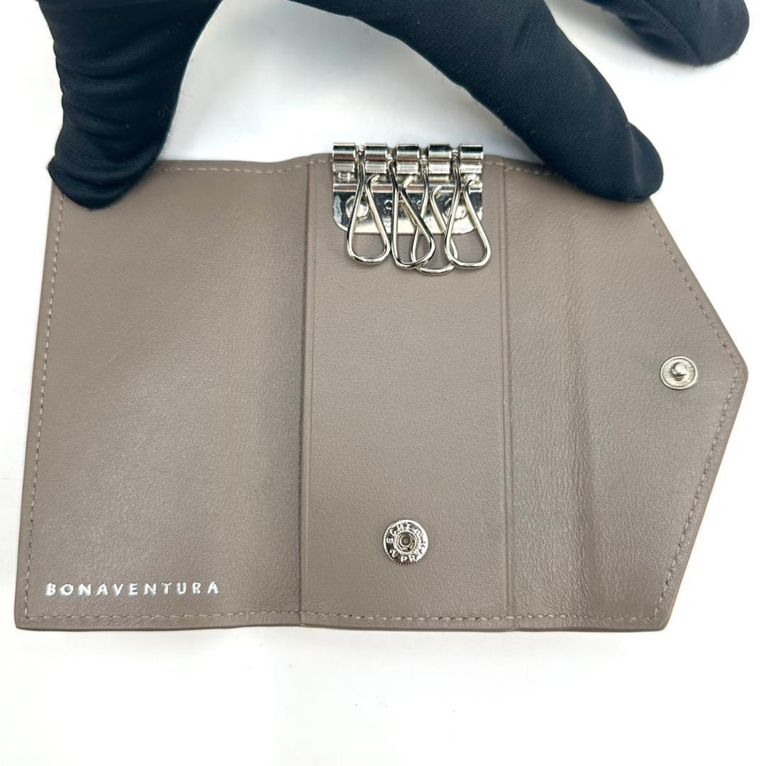 BONAVENTURA ボナベンチュラ 4連キーケース クロコ型押し 男女兼用