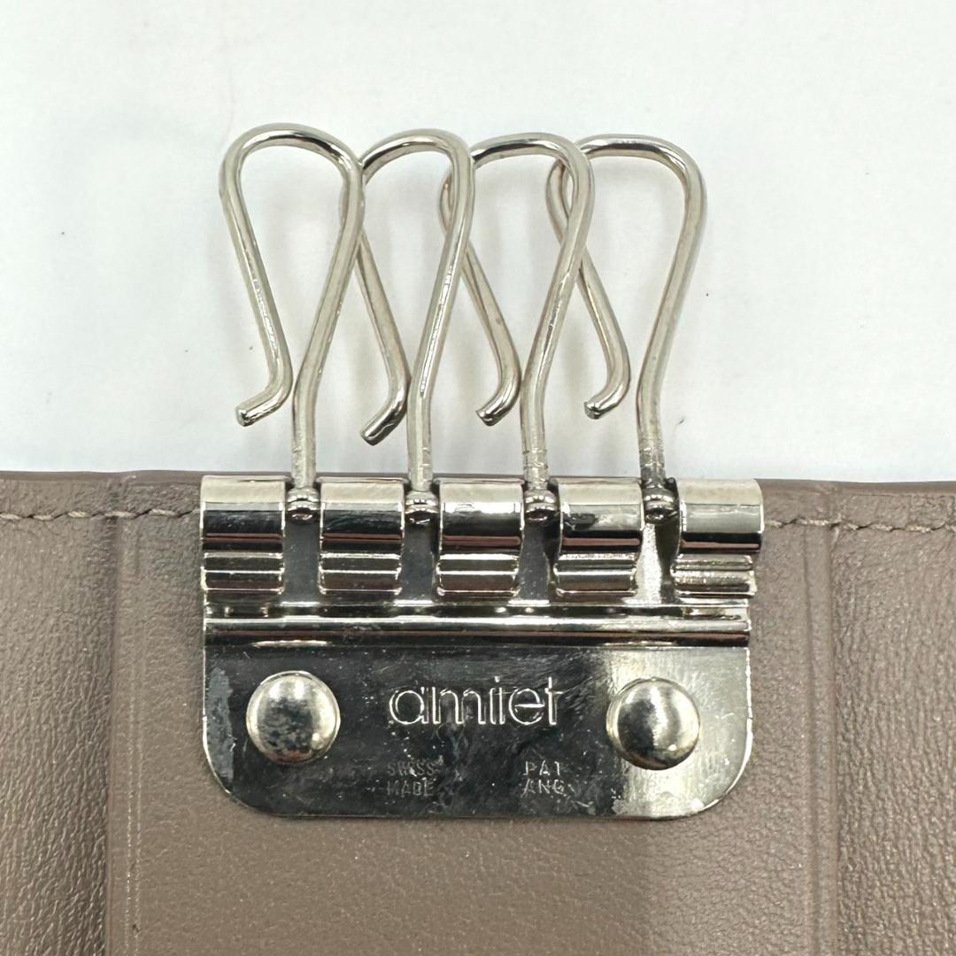 BONAVENTURA ボナベンチュラ 4連キーケース クロコ型押し 男女兼用