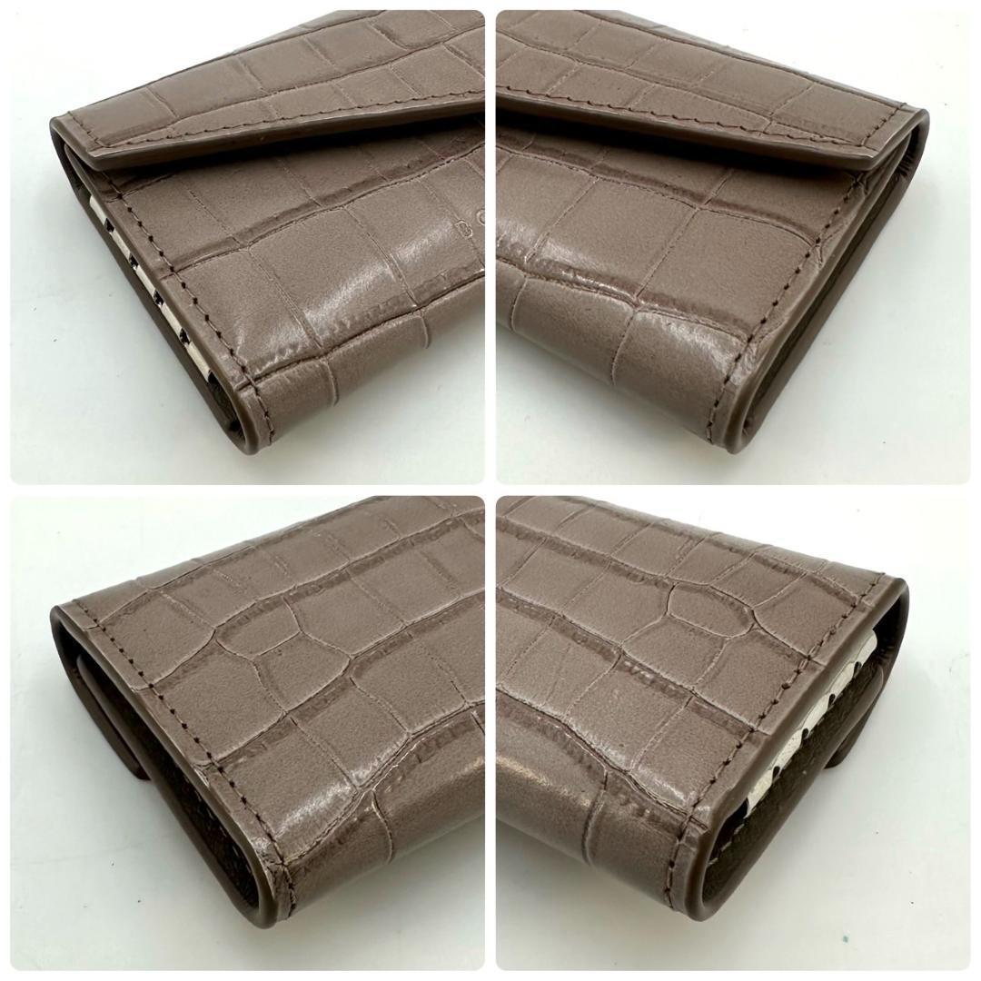 BONAVENTURA ボナベンチュラ 4連キーケース クロコ型押し 男女兼用