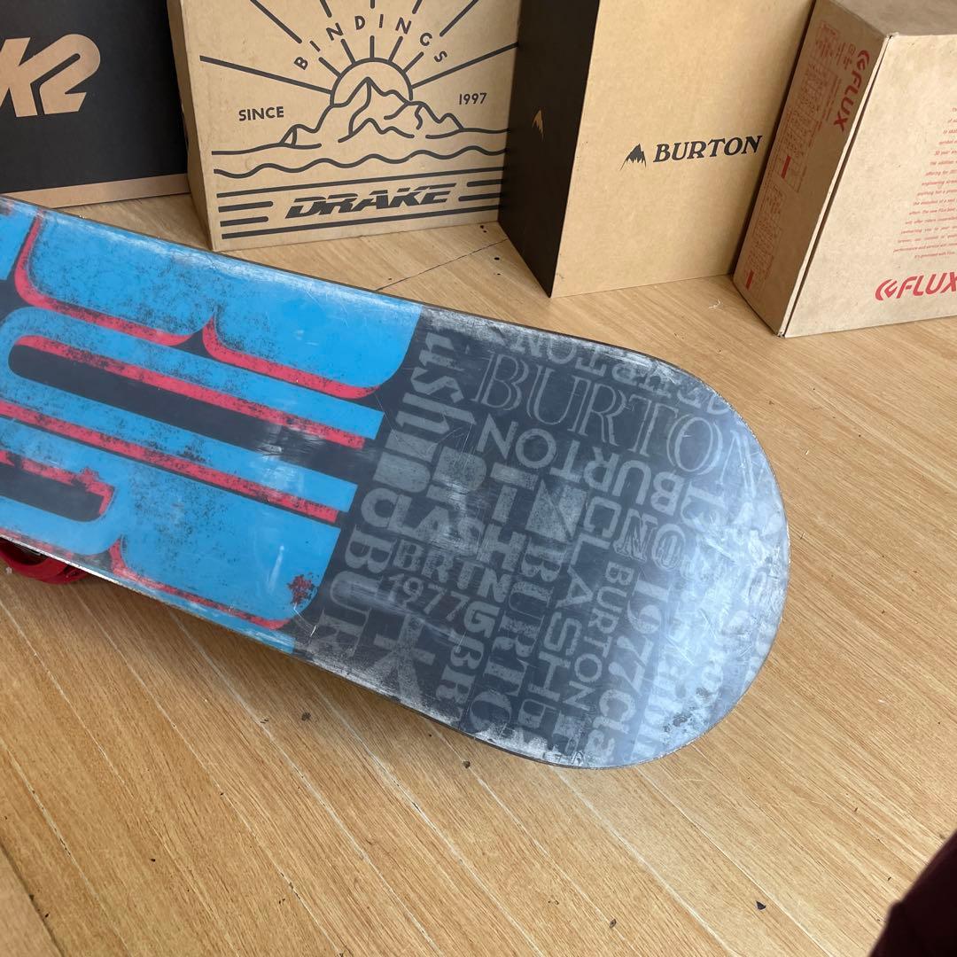 BURTON×FLUX　バートンスノーボードセット　フラックス　バインディング付
