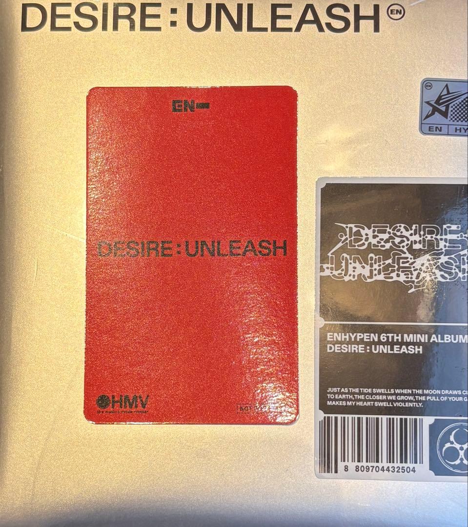 ENHYPEN ニキ desire unleash HMV ラキドロ