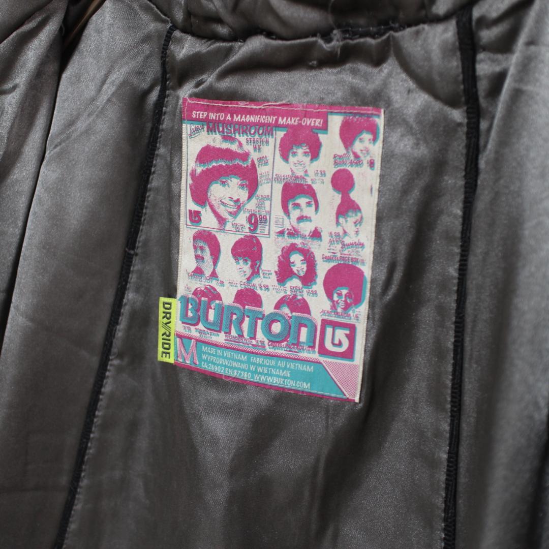 【極美品 極暖中綿入り】厚地ツイル地 高撥水【M】BURTON スノージャケット