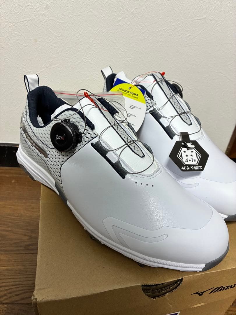 ミズノ(MIZUNO) ゴルフシューズ ソフトスパイク ワイドスタイルSLボア