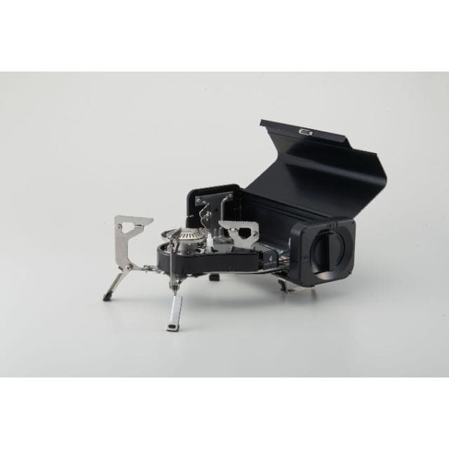 専用収納袋付 イワタニ 折り畳み式コンロ キャンプストーブ FW-FS01-BK