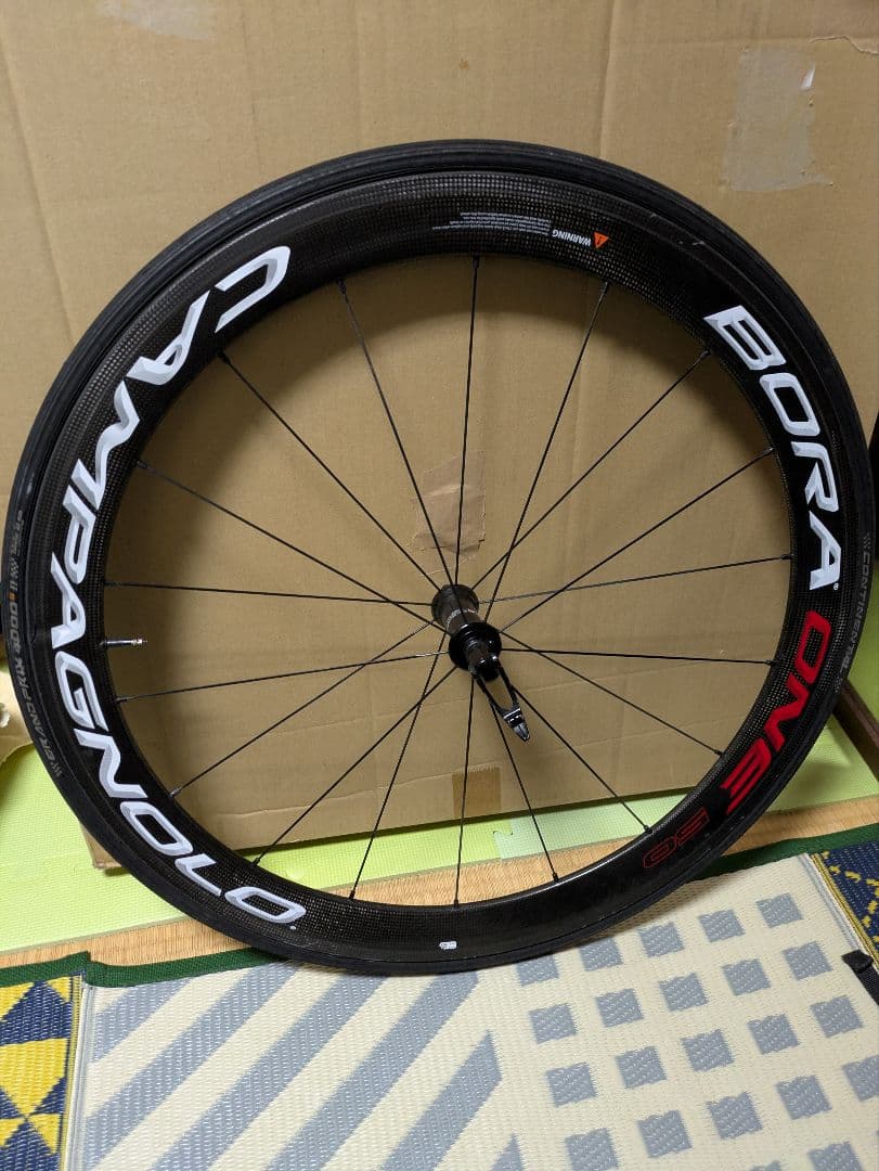 カンパニョーロ BORA ONE 50 チューブラー　フロントのみ　ジャンク品