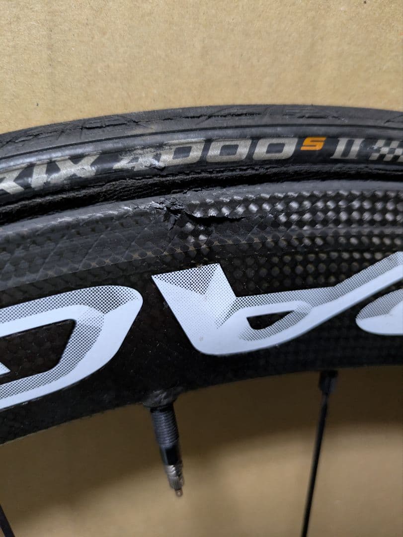 カンパニョーロ BORA ONE 50 チューブラー　フロントのみ　ジャンク品