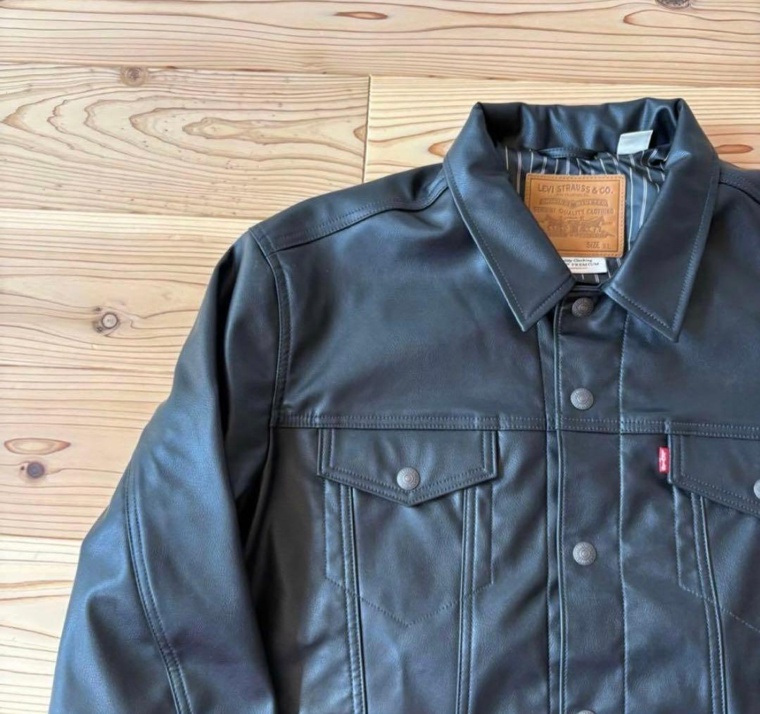 ジャケット・アウター LEVI'S JP Limited Leather Trucker Jacket