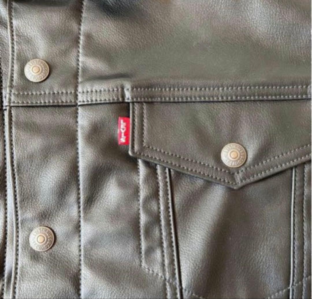ジャケット・アウター LEVI'S JP Limited Leather Trucker Jacket