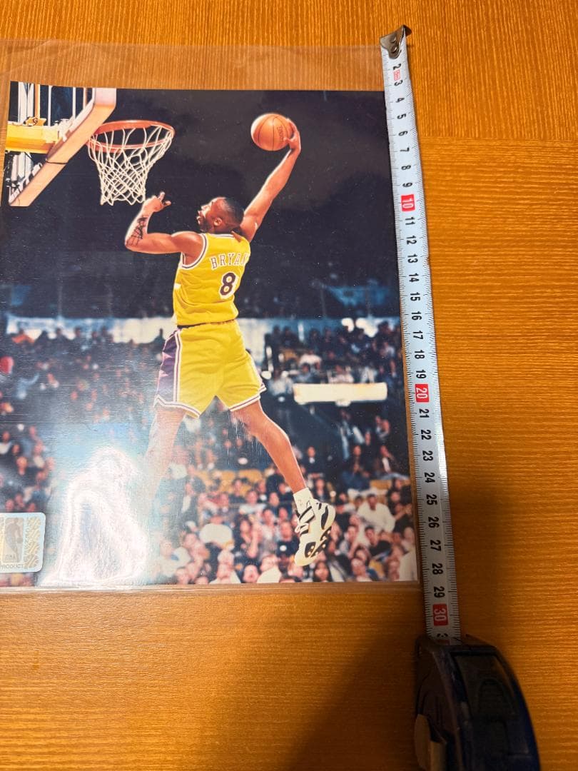 【新品同様】NBA公式 8x10 コービー・ブライアント ルーキーイヤー フォト