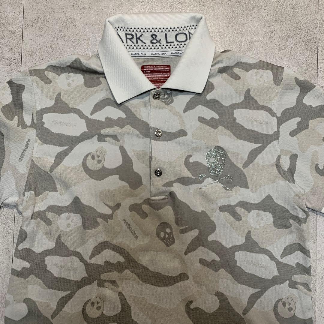 MARK&LONA マークアンドロナ　カモフラ　ゴルフ　ポロシャツ　GOLF