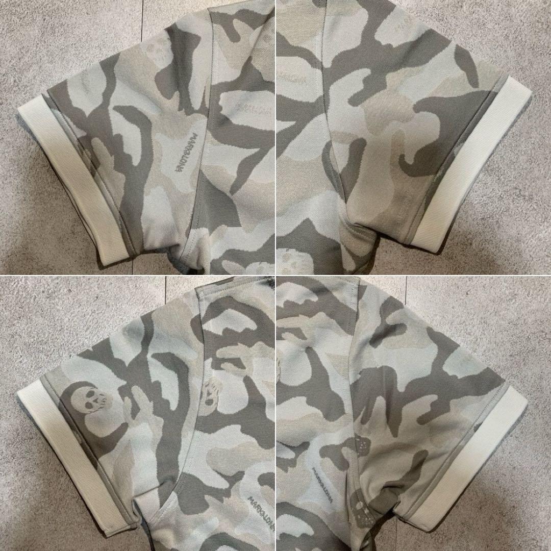 MARK&LONA マークアンドロナ　カモフラ　ゴルフ　ポロシャツ　GOLF