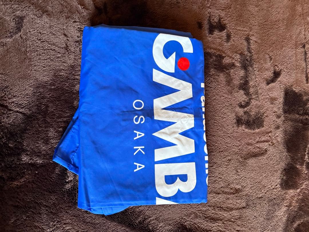 Jリーグ開幕期 ガンバ大阪 ポンチョ＆巾着セット 新品未使用 当時物