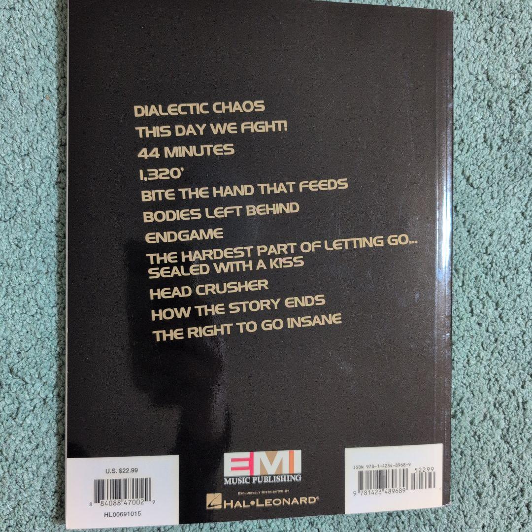 Megadeth Endgame 楽譜集