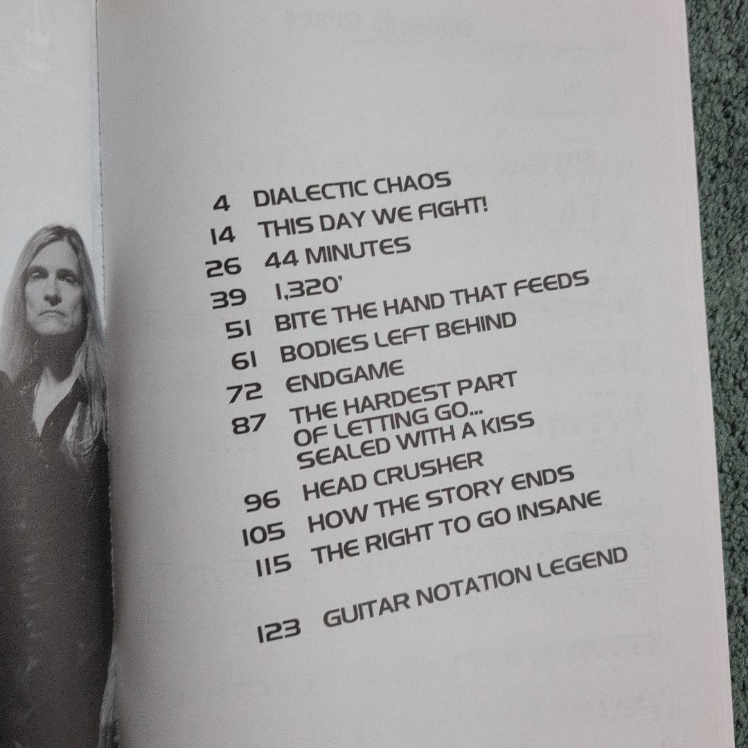 Megadeth Endgame 楽譜集