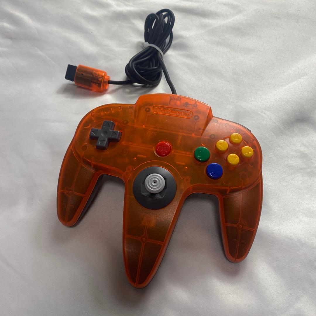 Nintendo 64 コントローラー ダイエー優勝カラー クリア オレンジ ②