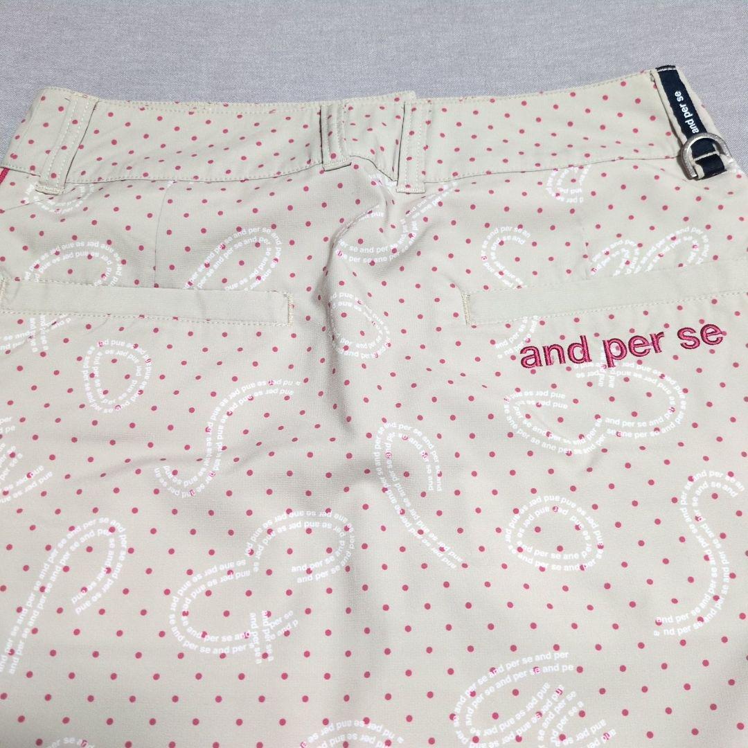 アンパスィ ゴルフウェア セットアップ レディース ポロシャツ М スカート S