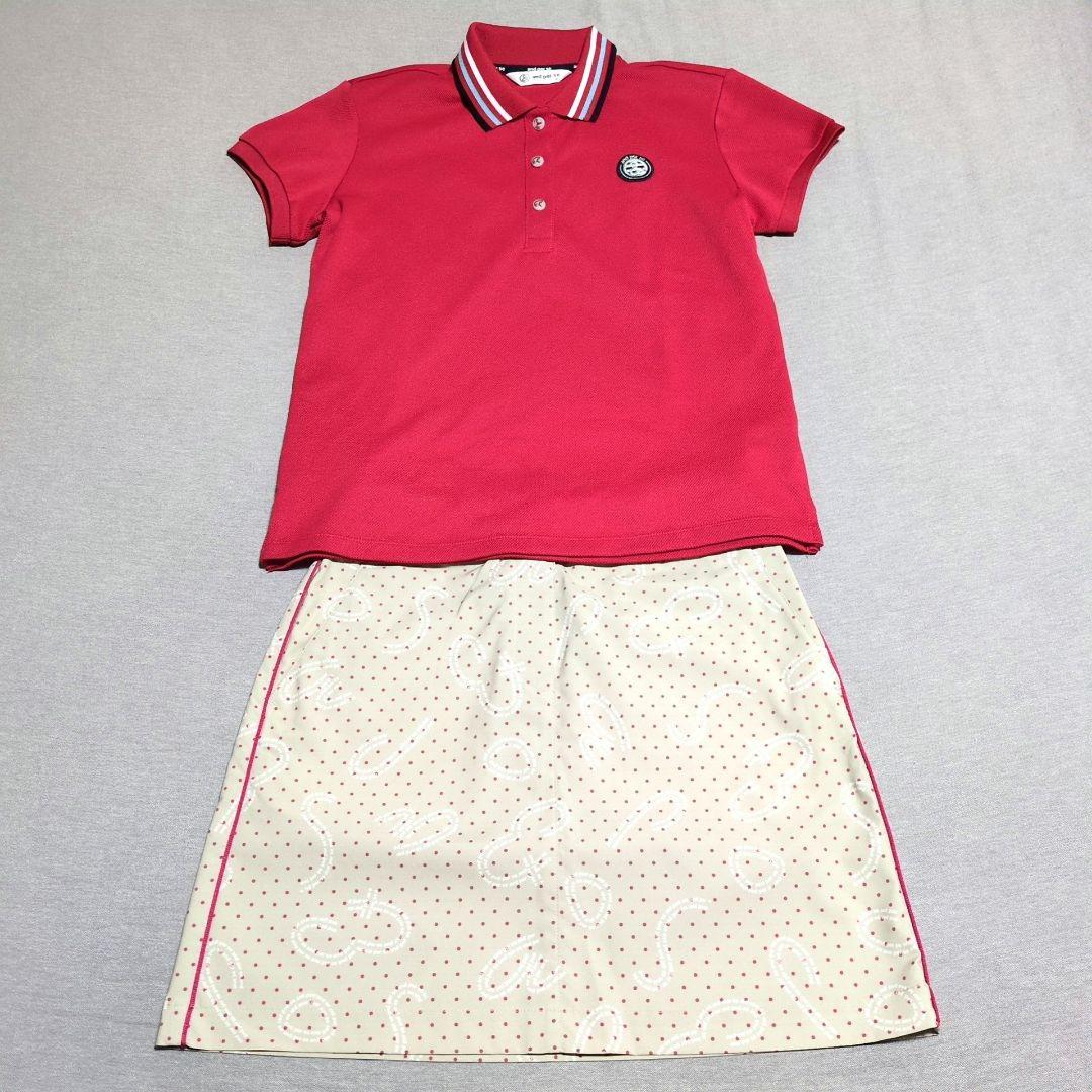 アンパスィ ゴルフウェア セットアップ レディース ポロシャツ М スカート S