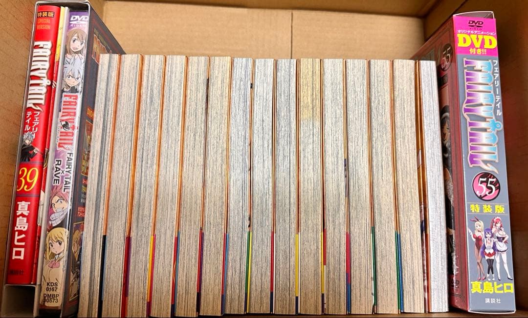 FAIRY TAIL 全巻初版　1〜56巻　特装版　全DVD未開封　付録全完備