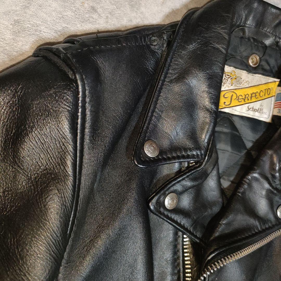 人気618Schottダブルライダースバイカータグ３６ダメでも対応有！