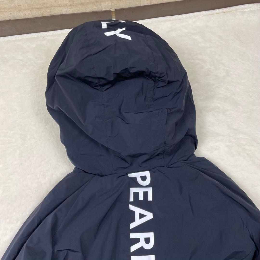 美品　Pearly Gates フリースライニング フード付ジャケット ネイビー