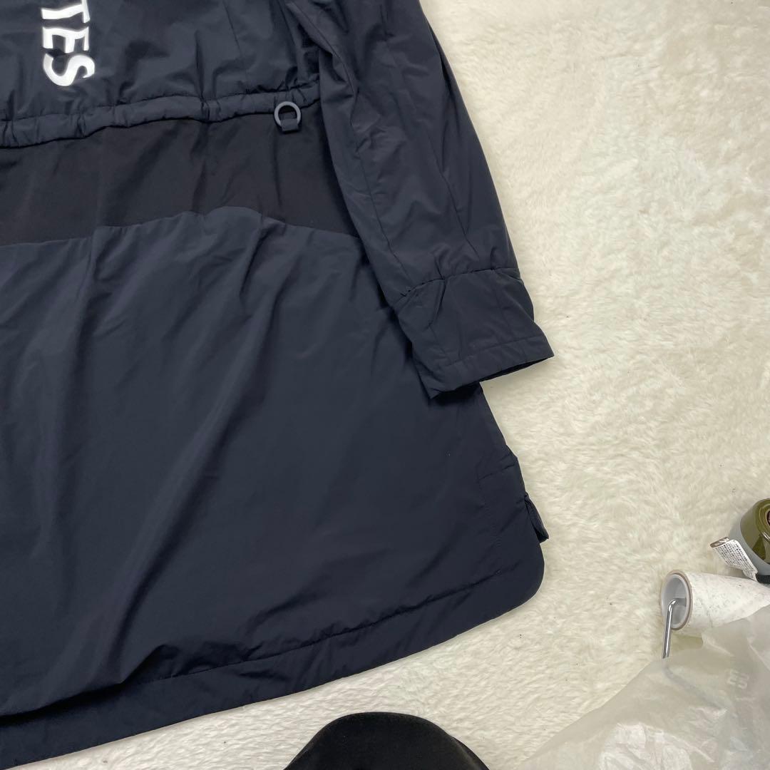 美品　Pearly Gates フリースライニング フード付ジャケット ネイビー