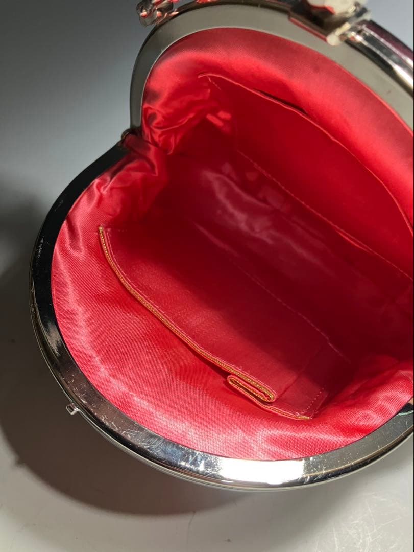 貴重 総ビーズバッグ 花柄 ぷっくり 和装バッグ