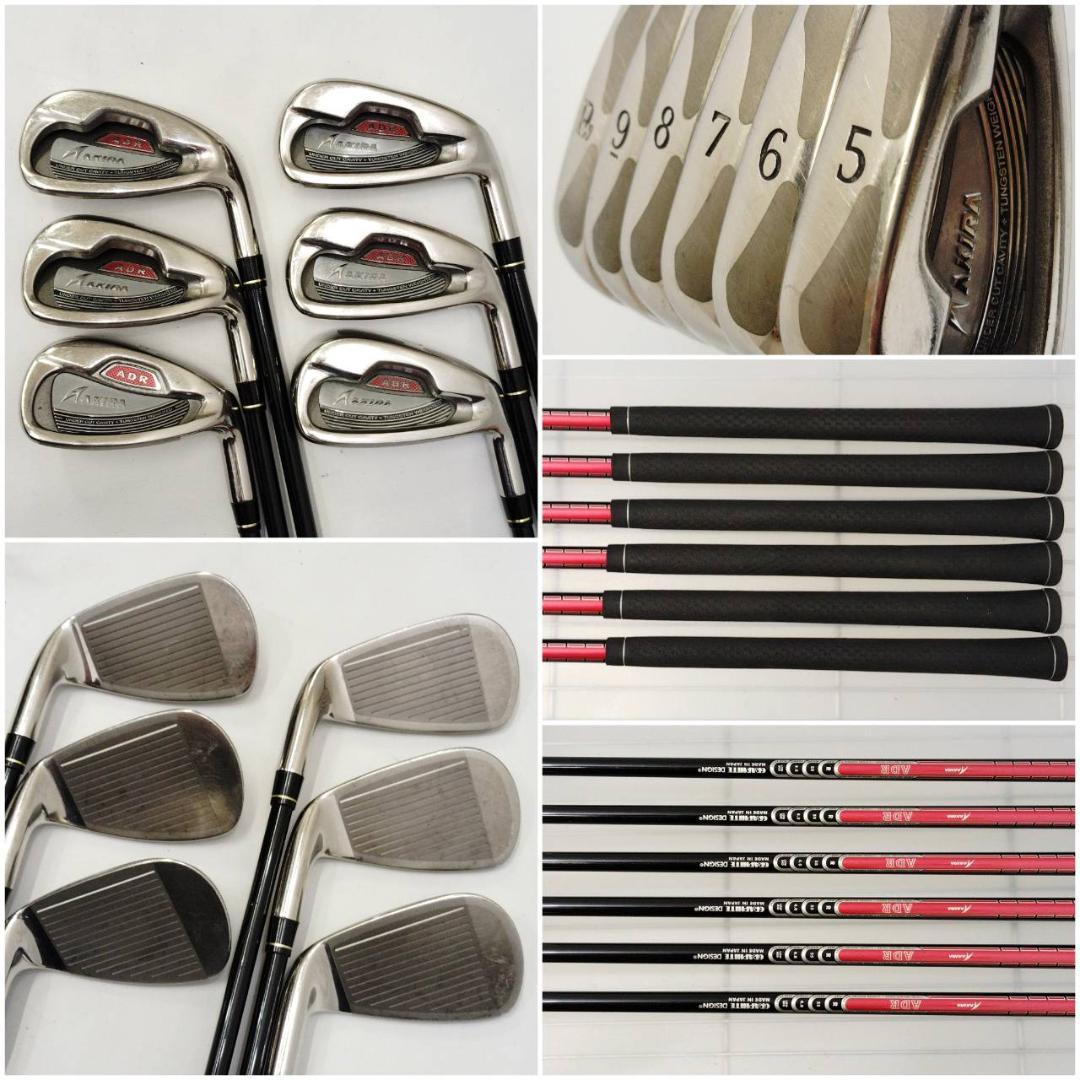 メンズ右利き初心者用　ゼクシオ　アキラ　ゴルフクラブセット　K-1837