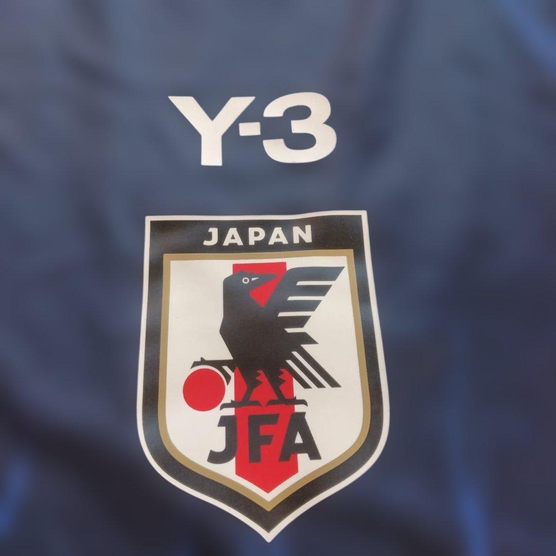 【タグ付】Y-3 サッカー日本代表 レプリカユニフォーム 炎柄 半袖 Sサイズ