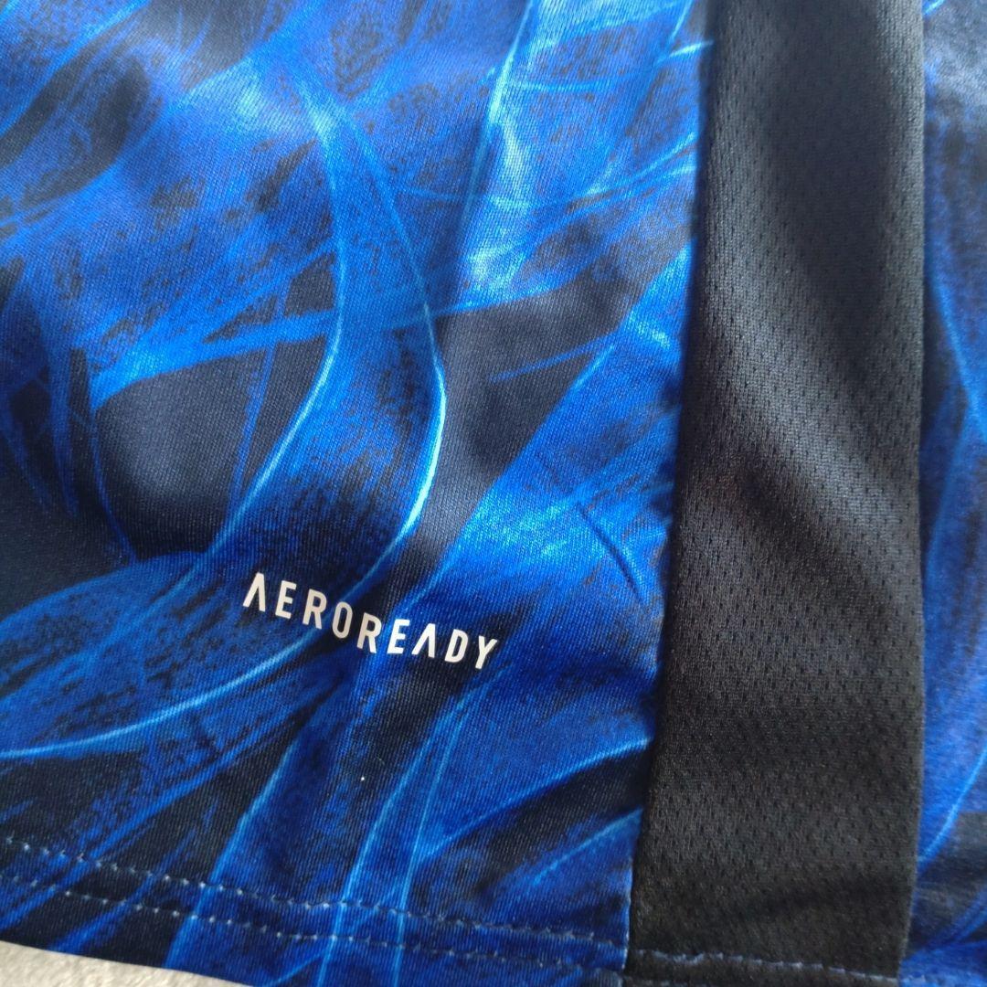 【タグ付】Y-3 サッカー日本代表 レプリカユニフォーム 炎柄 半袖 Sサイズ