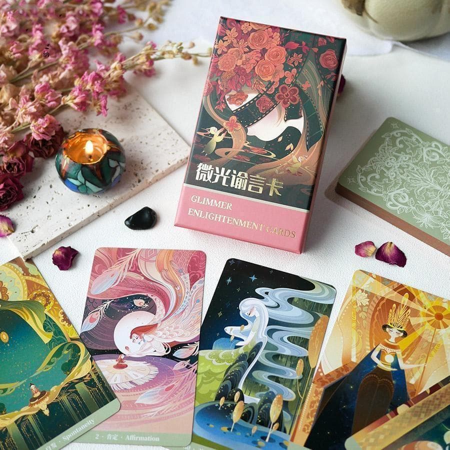 【正規品オラクルカード】希少レアデッキ✨ピンクエッジ✨きらめく言葉のカード