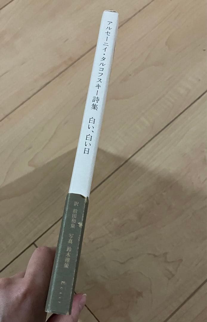 白い、白い日 アルセーニイ・タルコフスキー詩集 初版 静かでやさしい時間