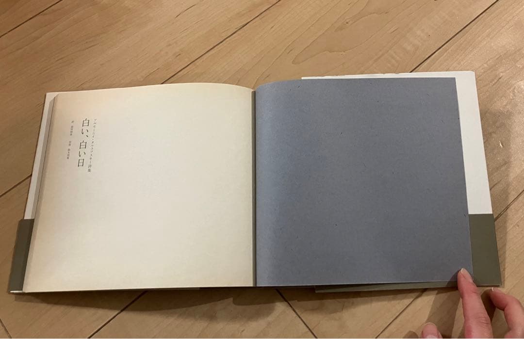 白い、白い日 アルセーニイ・タルコフスキー詩集 初版 静かでやさしい時間
