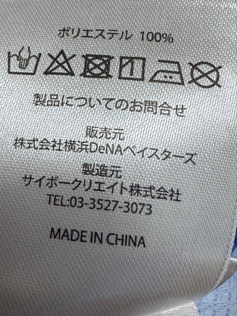横浜DeNAベイスターズ　入江大生選手　ビジターユニフォーム　Oサイズ