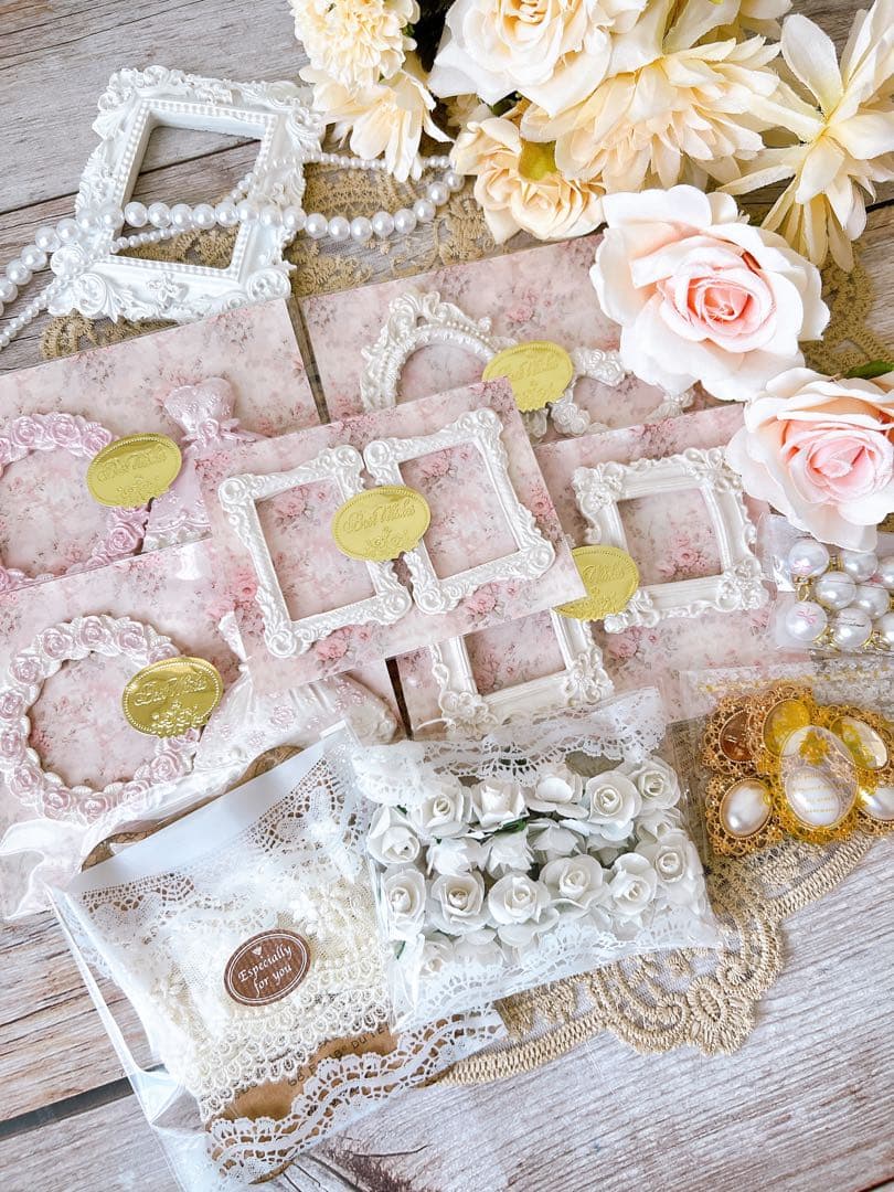 おすそ分けセット 紙モノ コラージュ 立体コラージュ BOX