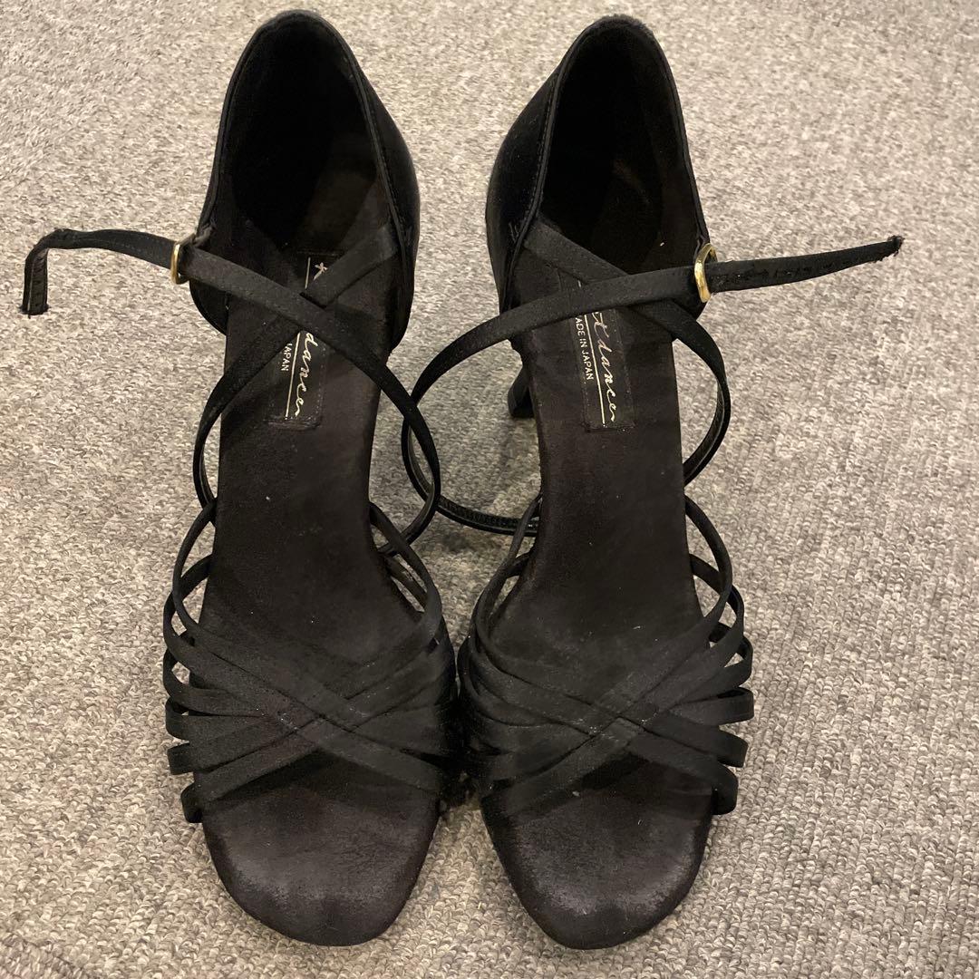 Kentdance 社交ダンス ラテンシューズ 23.5cm 黒 3足セット