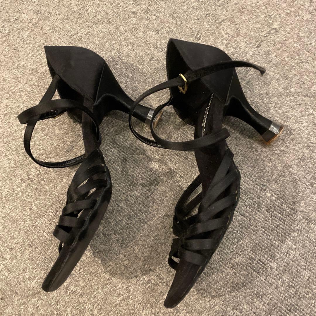 Kentdance 社交ダンス ラテンシューズ 23.5cm 黒 3足セット