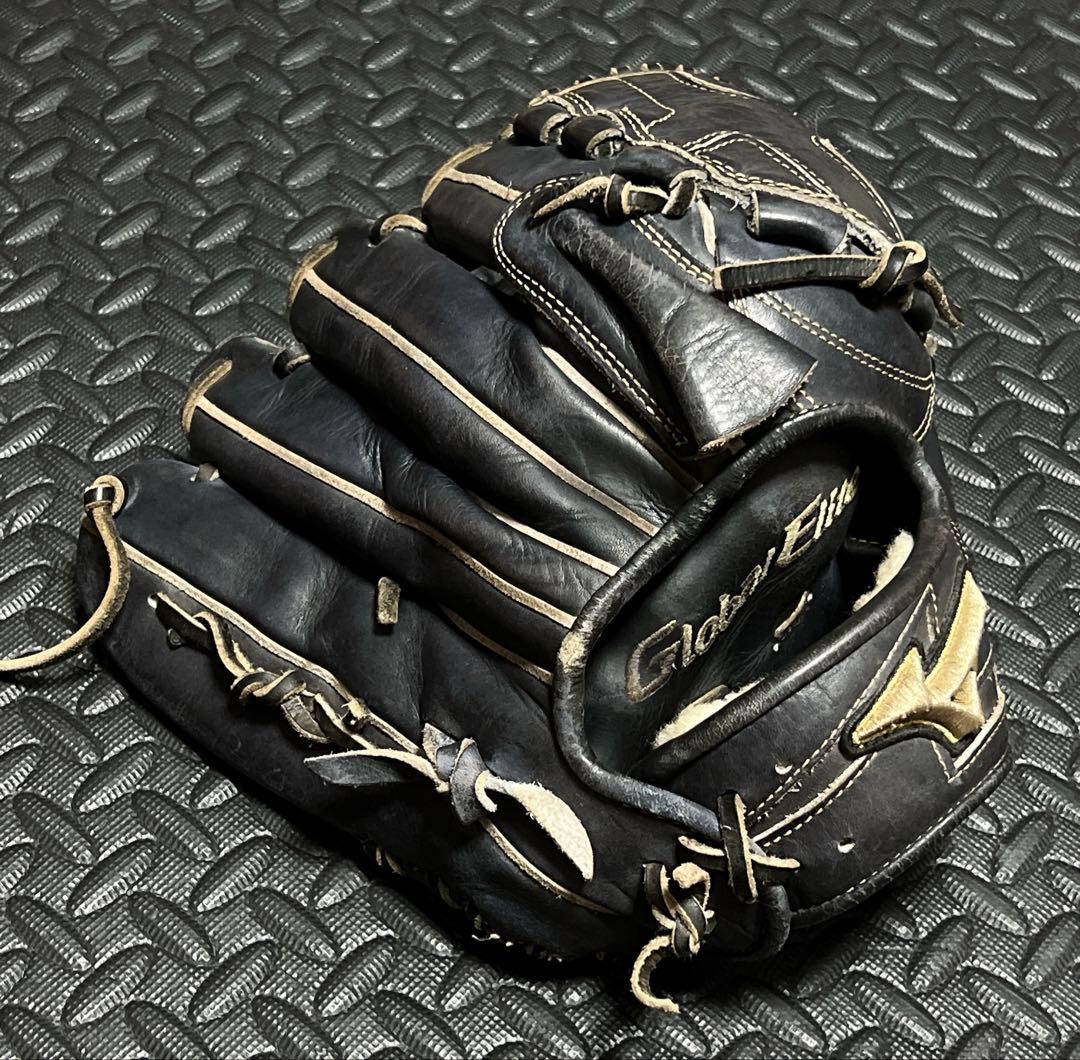 ミズノ グローバルエリート 刺繍ラベル 硬式 投手用 ピッチャー用 グローブ