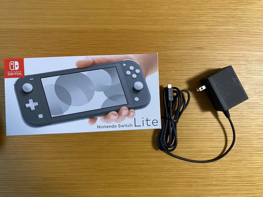 【美品】Nintendo Switch Lite グレー 本体 充電器