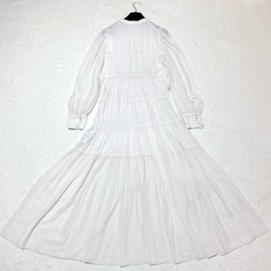 【未使用】COCODEAL ココディール ギャザードロストティアードワンピース
