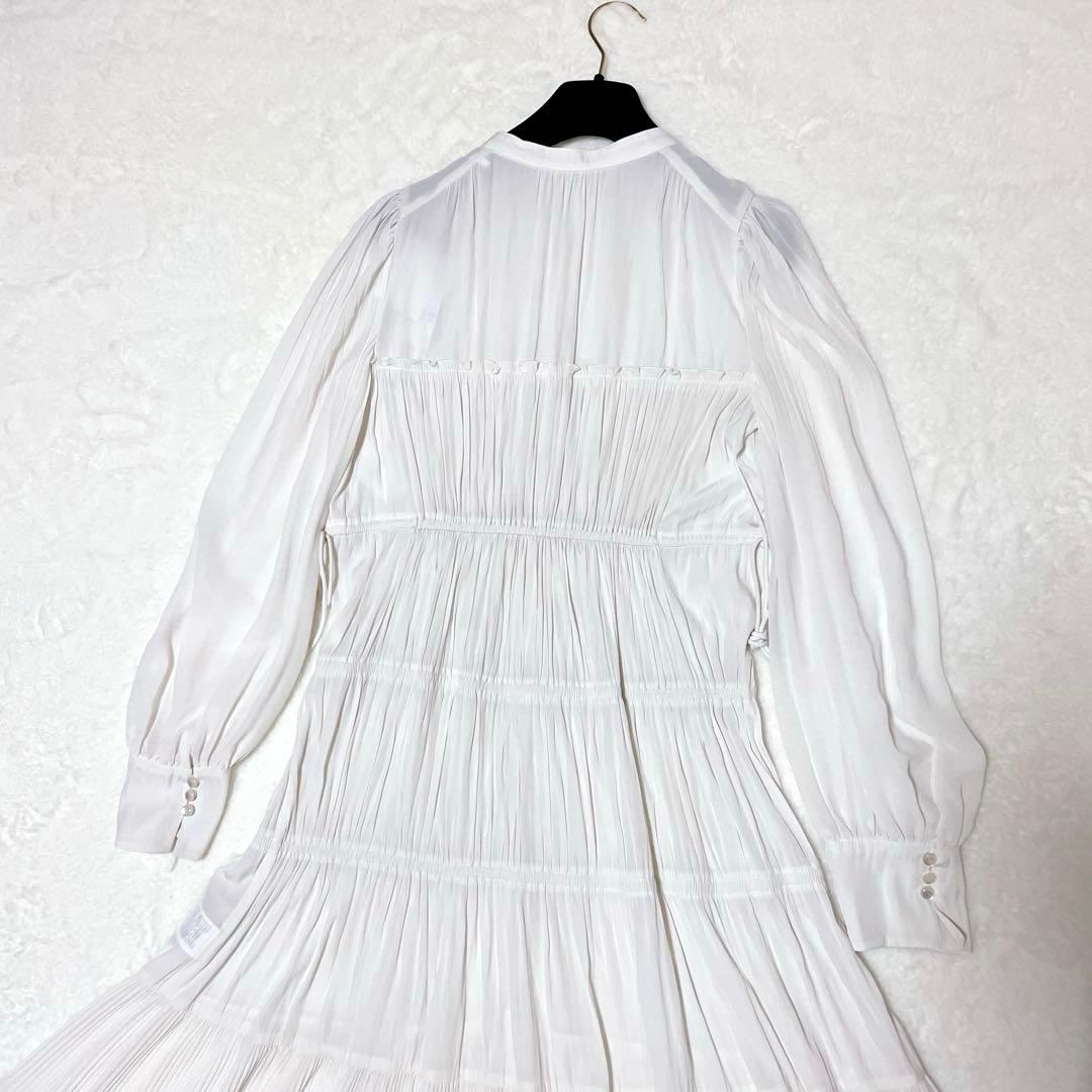 【未使用】COCODEAL ココディール ギャザードロストティアードワンピース