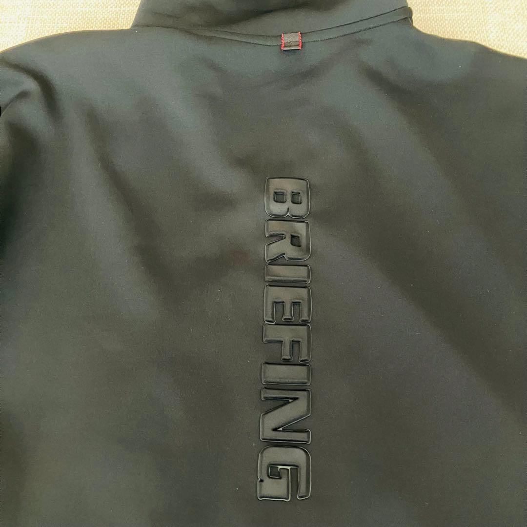 【極美品】ブリーフィング パーカー 3Dロゴ ゴルフ ネイビー XL