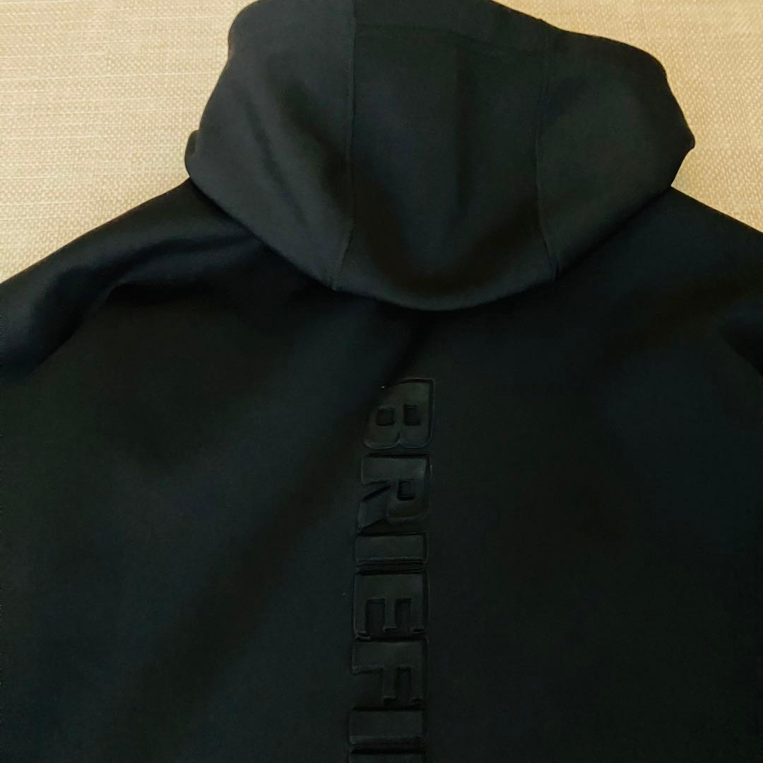 【極美品】ブリーフィング パーカー 3Dロゴ ゴルフ ネイビー XL