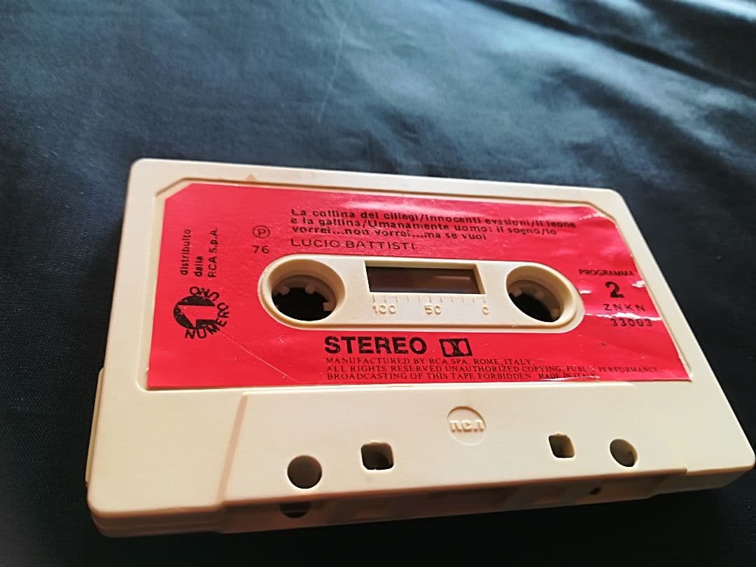 lucio battistiカセットテープセット