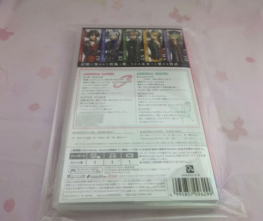 AMNESIA LATER×CROWD for Nintendo Switch