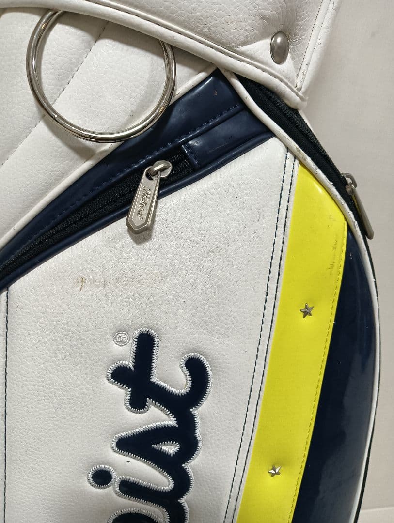 Titleist キャディバッグ ホワイト/イエロー