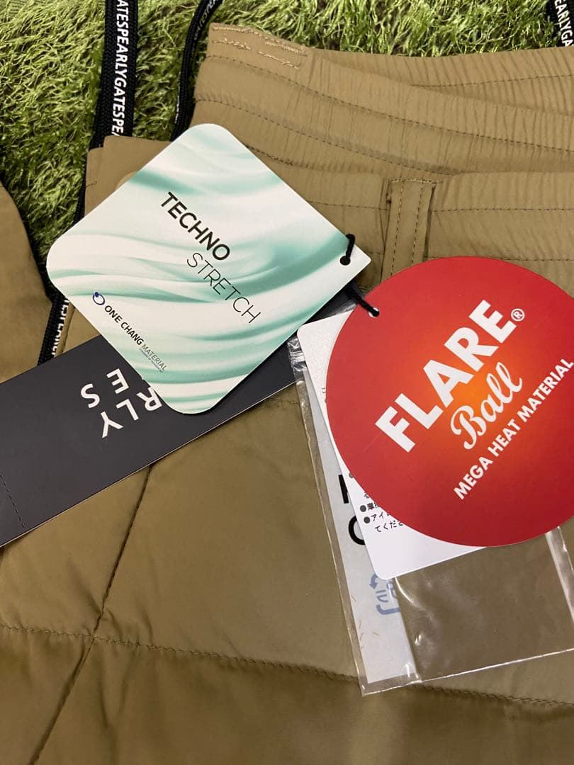 新品正規品【PG/5】高機能中綿ストレッチパンツ暖パン撥水防風保温防寒　真冬に