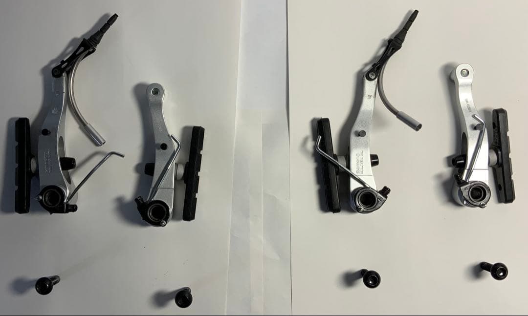 STIレバー&コンパクトVブレーキ& ドロップハンドル