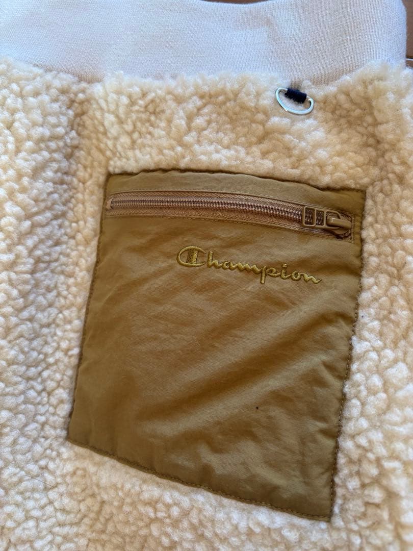 【試着のみ】 チャンピオンゴルフ　ボア　セットアップ　ベージュ　Ｌ